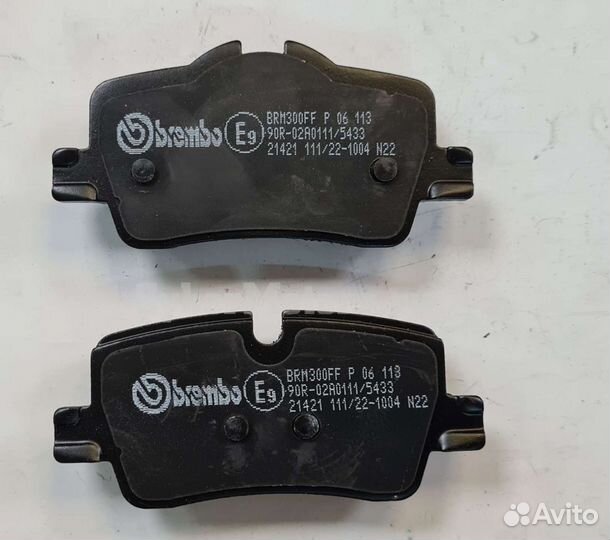 Колодки тормозные задние BMW 3 G20