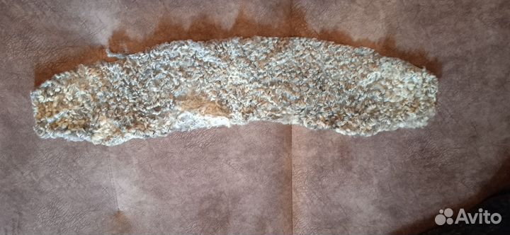 Меховой воротник норка, каракуль, искуственный мех