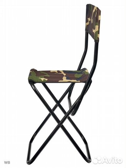 Стул для рыбалки складной со спинкой