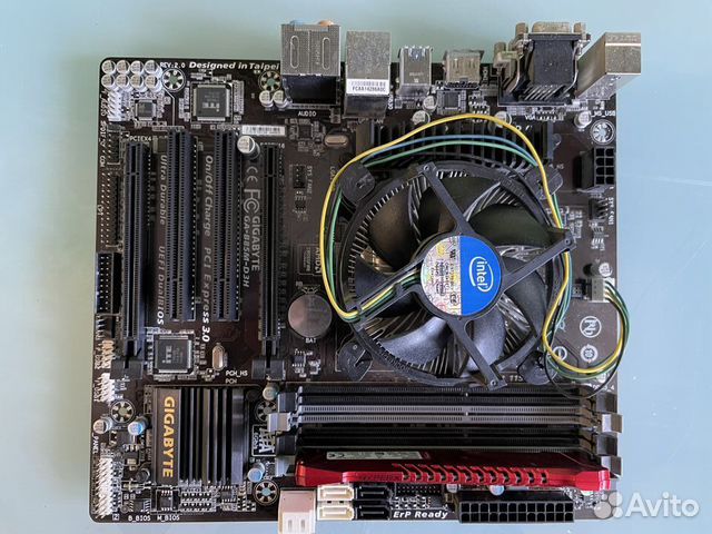Материнская плата gigabyte GA-B85M-D3H c проц купить в Новосибирске ...