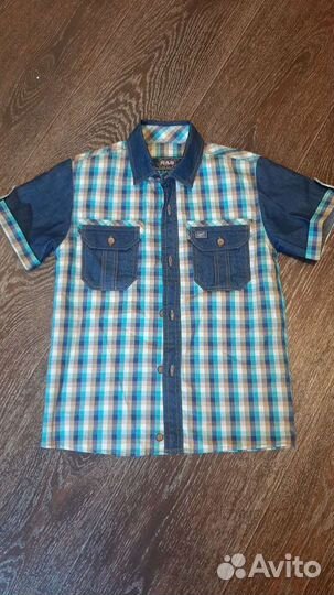 Рубашка в клетку на мальчика