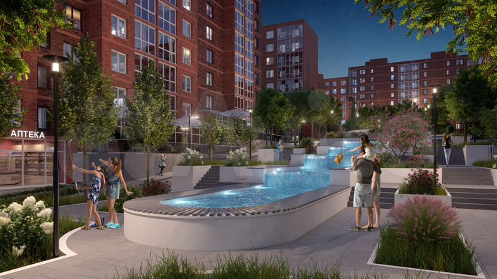 1-к. квартира, 36 м², 8/9 эт.