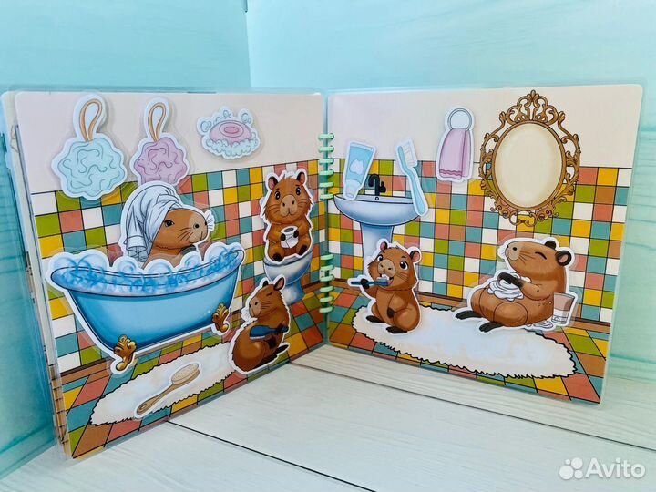 Милые Капибары на липучках альбом