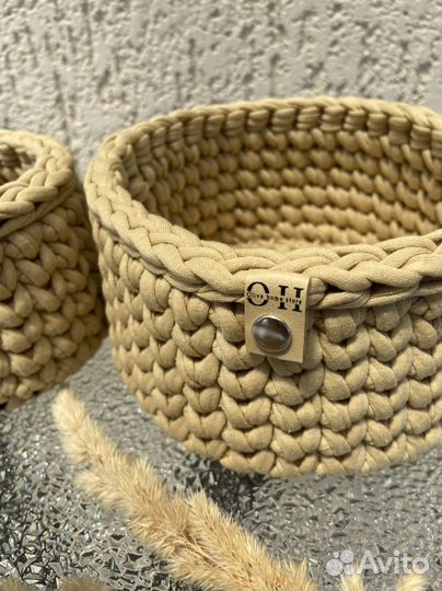 Корзина плетеная набор корзин ручной работы