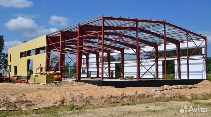 Продажа цехов с профнастилом на заказ, арт:Iog-534