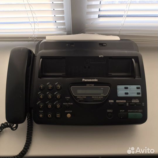 Факс panasonic kx-ft22