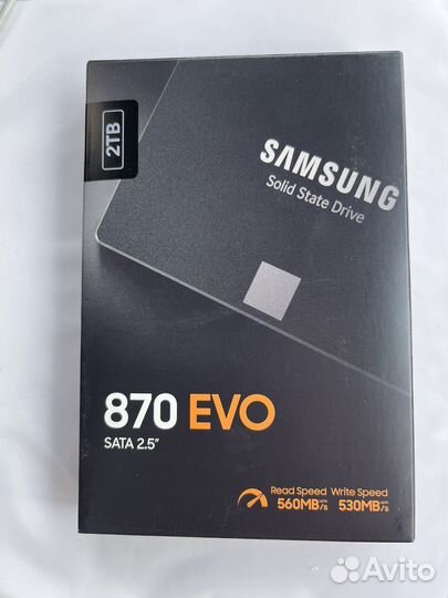 Ssd samsung 870 evo 2tb оригинал