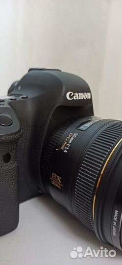 Фотоаппарат canon eos 6d и объектив sigma 50mm 1.4