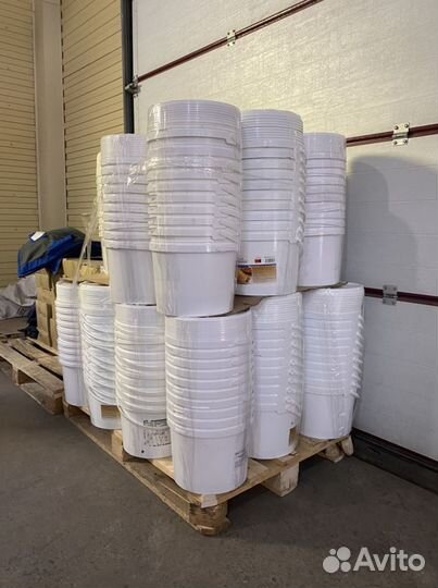 Пластиковые ведра 10 л б/у