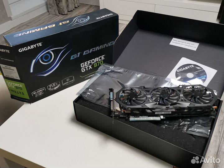 Видеокарта nvidia GTX970 winforce (Gigabyte) 4GB