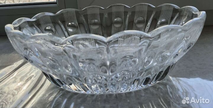 Салатники хрустальные