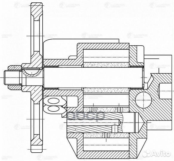 Насос масляный LOP 0711 luzar