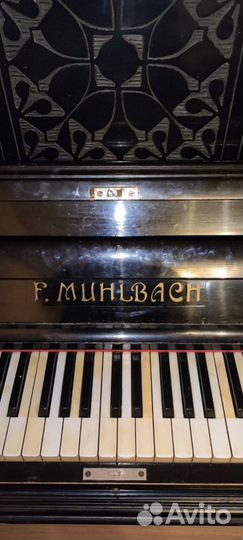 Антикварное пианино Muhlbach