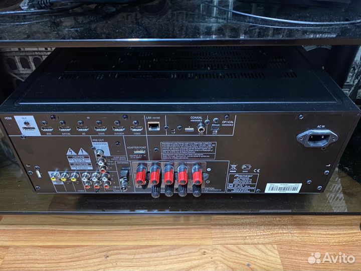 Jamo S608 HCS3, сабвуфер, Ресивер Pioneer VSX-527