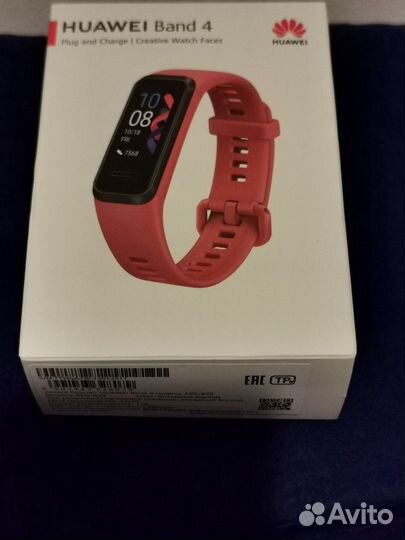 Фитнес браслет Huawei Band 4 новый рст оранжевый г