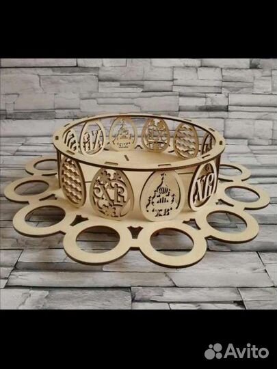 Подставка для пасхи и пасхальных яиц