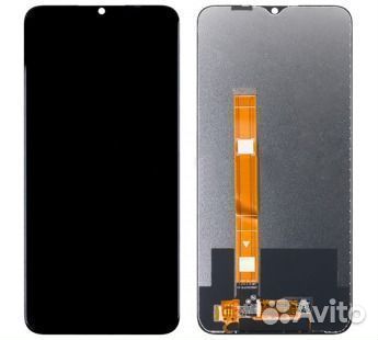 Дисплей для Realme Narzo 50A с тачскрином Черный