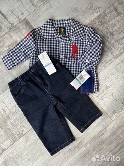 Комплект на мальчика 6-9 месяцев