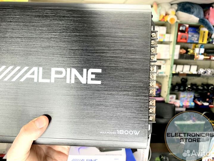 Усилитель Мощности Звука 1800 ватт Alpine 457