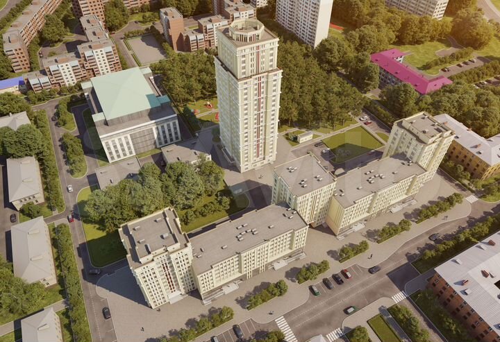 2-к. квартира, 64,2 м², 7/10 эт.