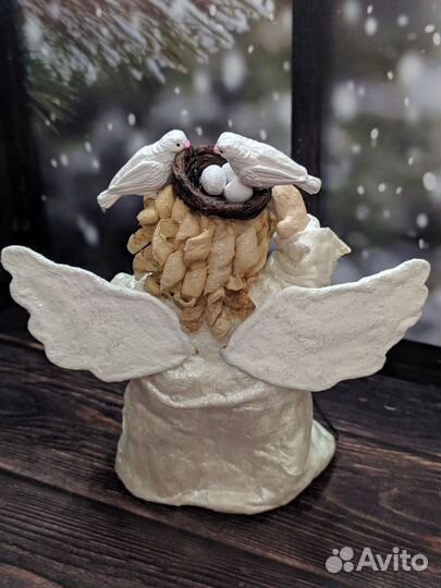 Ватная ёлочная игрушка