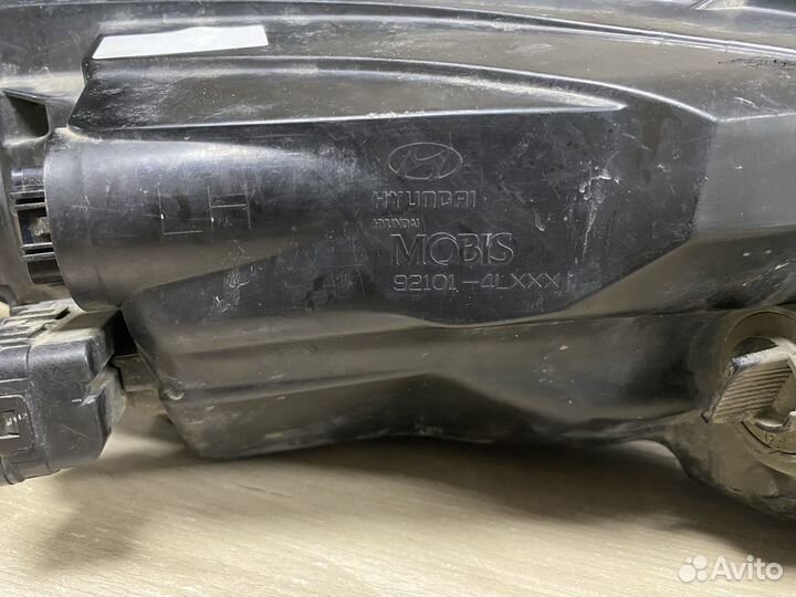 Фара левая solaris 1 рестайлинг