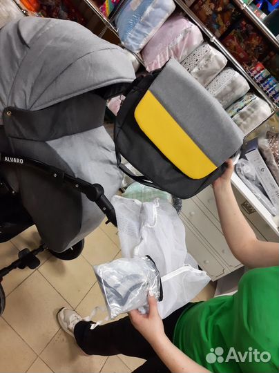 Коляска 2 в 1 alis alvaro