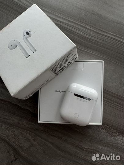 Наушники Apple Airpods 2 с кейсом
