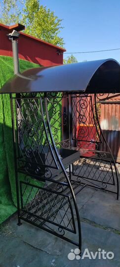 Мангал. Мангальная зона под крышей