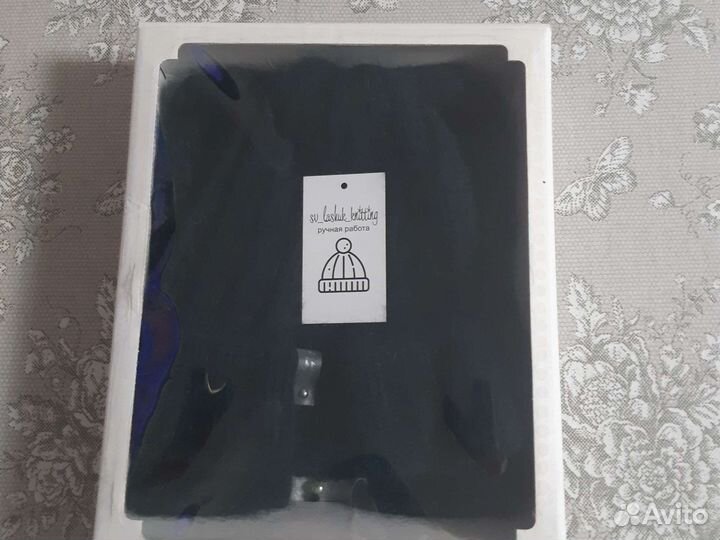 Шапка+варежки. Новые в коробочке