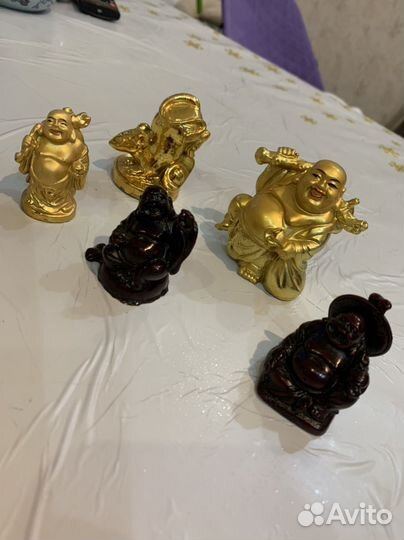 Денежная жаба, хоттей, фигурки фэн-шуй