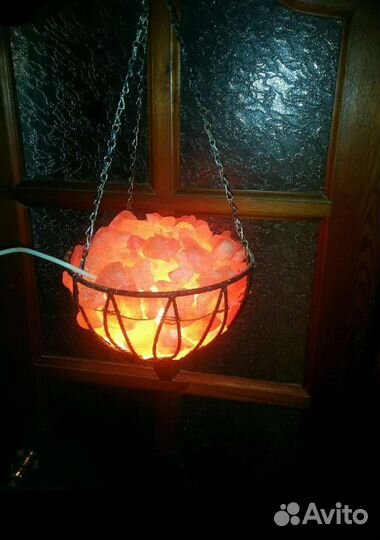 Светильник подвесной солевой