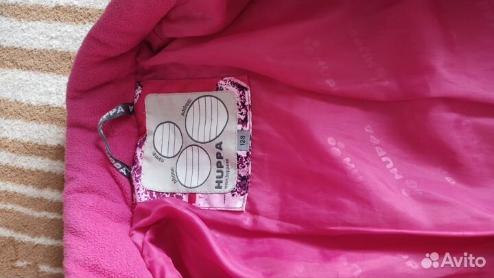 Зимний комбинезон для девочки 122- 128