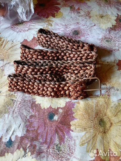 Пояс медный плетеный