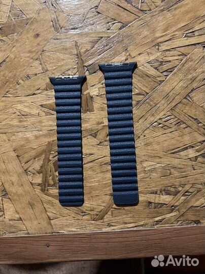 Ремешок apple watch 44-45 мм кожаный