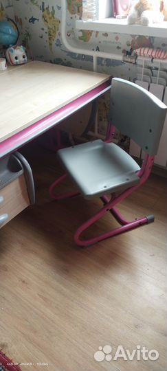 Растущая парта и стул Деми