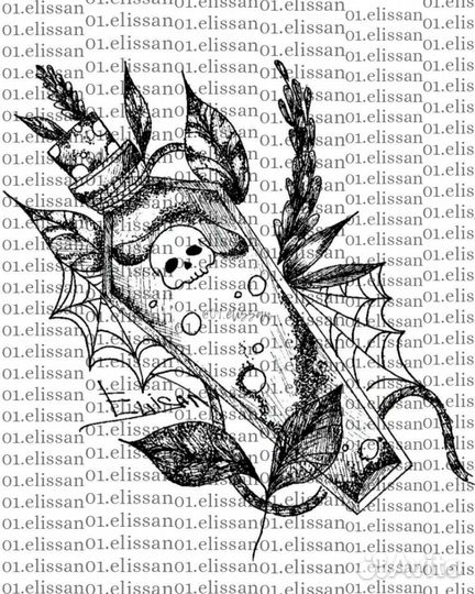 Делаю эскизы Тату