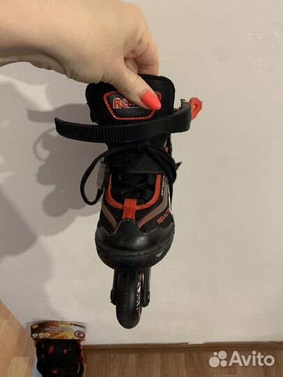 Роликовые коньки детские с защитой