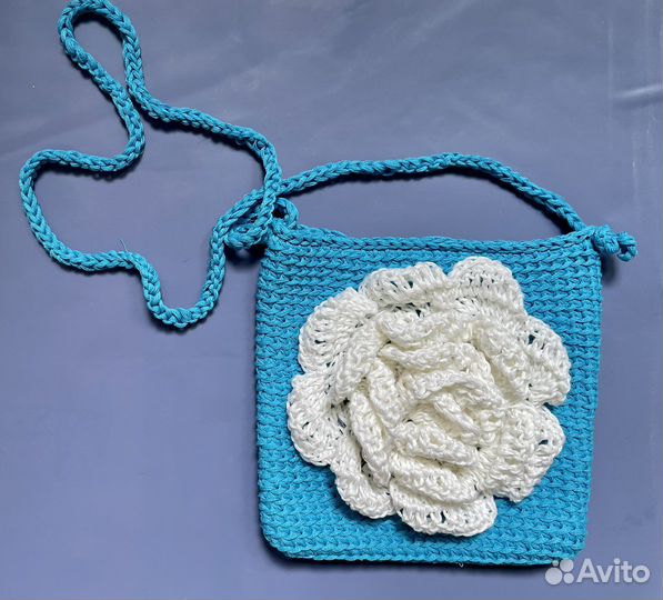 Сумка вязанная на лето