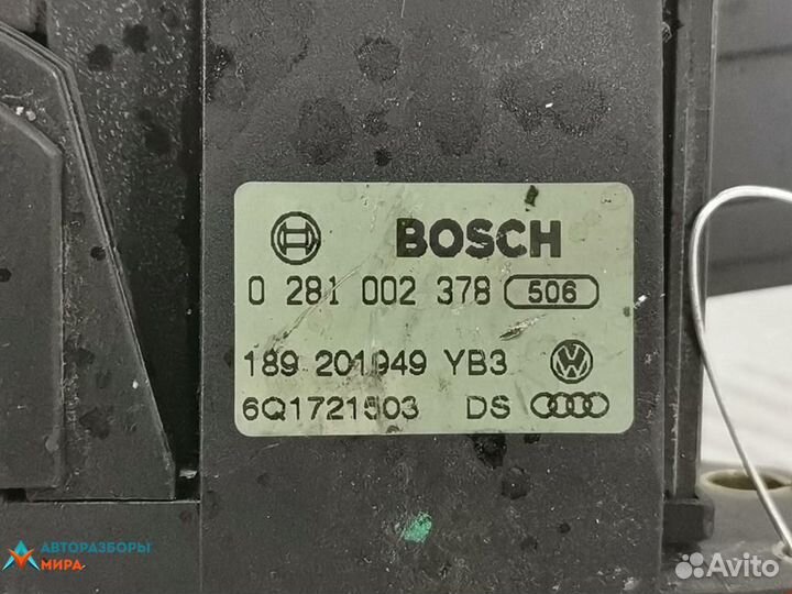 Педаль Volkswagen Polo 3 2001 6Q1721503L