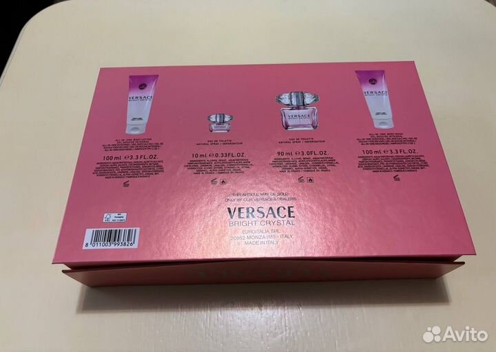 Подарочный набор versace. Парфюмерный набор