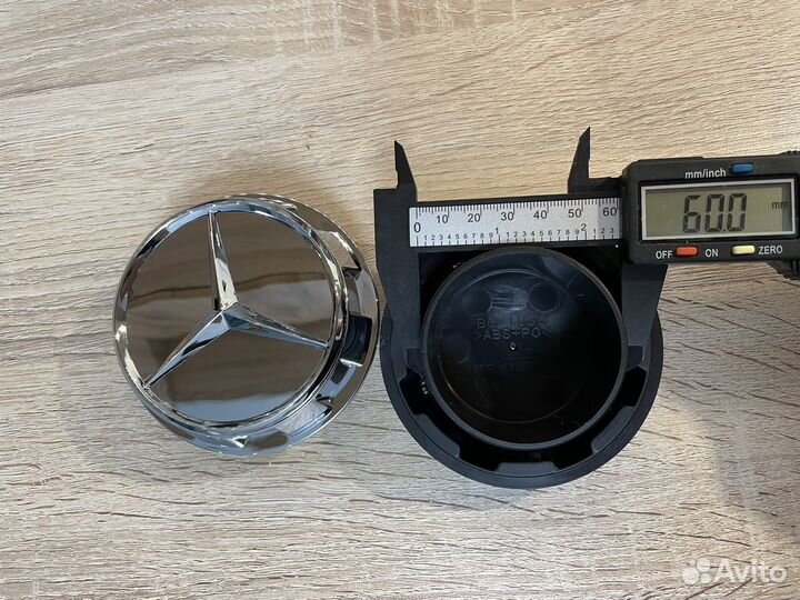 Колпак Mercedes AMG закручивающийся 60 мм BC-103C