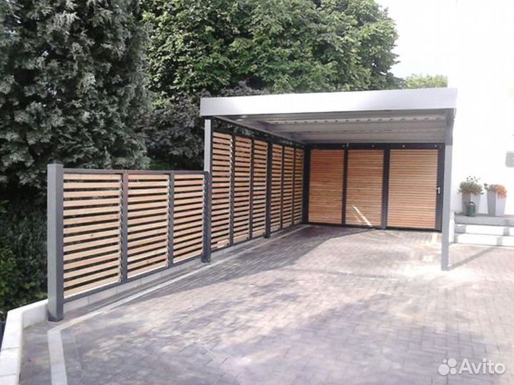 Навес под ключ