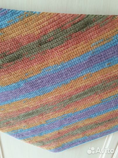 Шарф бактус вязаный ручная работа