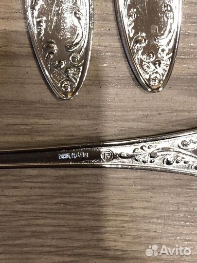 Столовые ложки и вилки мельхиор