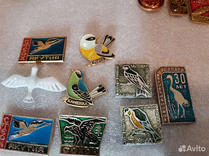 Значки птицы СССР