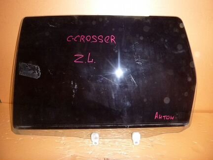 Стекло двери задней левой citroen C-crosser 2008