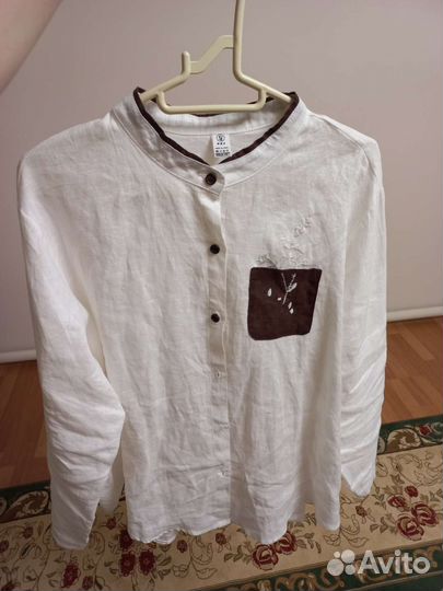 Рубашка женская белая