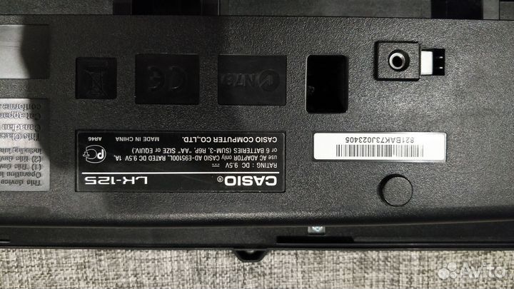 Синтезатор casio lk-125
