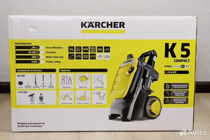 Мойки Karcher K 5 Compact +химия+пенник